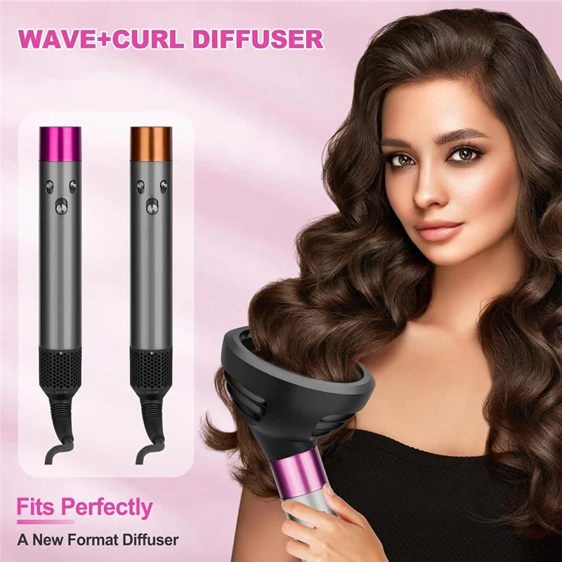 

AT44-Wave And Curl Diffuser Cylinder Comb For Dyson HS01 HS05 HS08 Two Airflow Dome Or Diffuse Modes Hair Diffuser Attachment