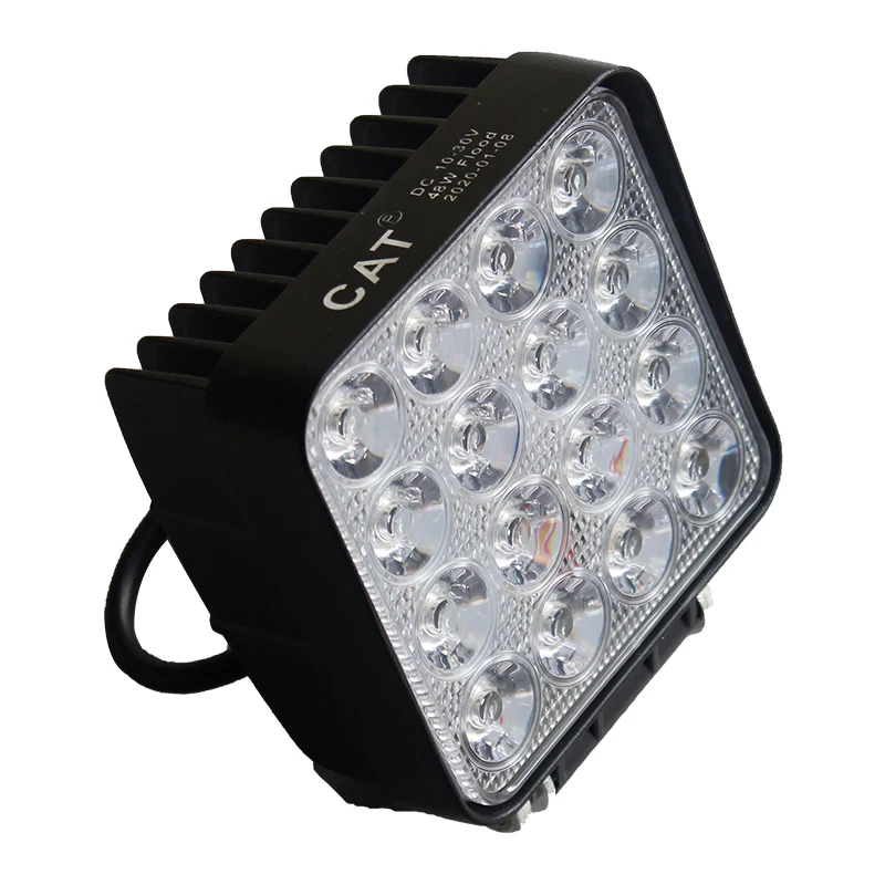 Car LED Worklight 48W Offroad Work Light 12V Light Fog Lamp 4x4 LED Tractor Headlight Bulbs Spotlight for EXCAVATOR