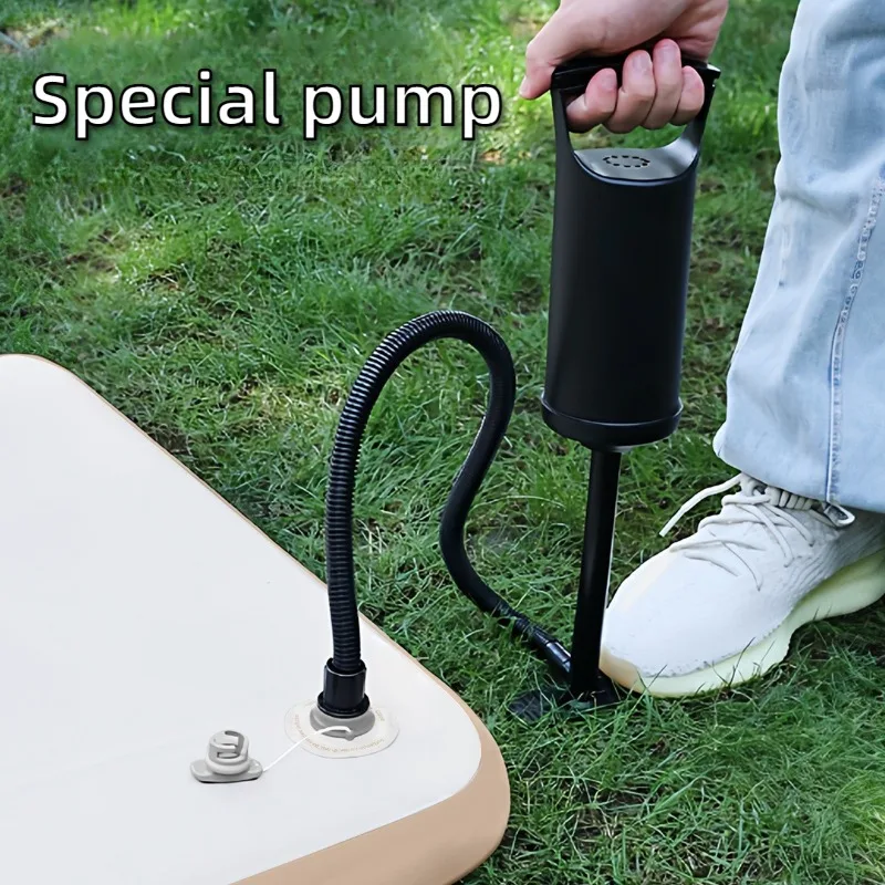 في الهواء الطلق بين عشية وضحاها مرتبة هوائية استراحة الغداء المنزلية المحمولة للطي نفخ فراش مريح مخيم النوم التروس #5