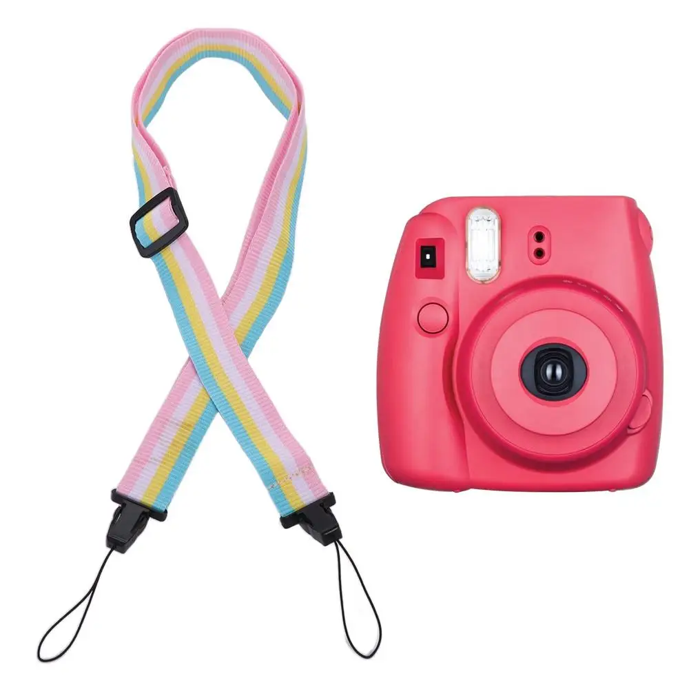 Strap Lanyard for Instant Film Camera Hand Rope Mini Camera Accessory Shoulder Straps Camera Neck Strap Rainbow Camera Strap