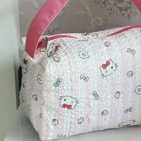 

Sanrio Cute Sanrio KT Cat косметичка большой емкости для портативного хранения, органайзер для путешествий, сумка для хранения продуктов для ухода за кожей
