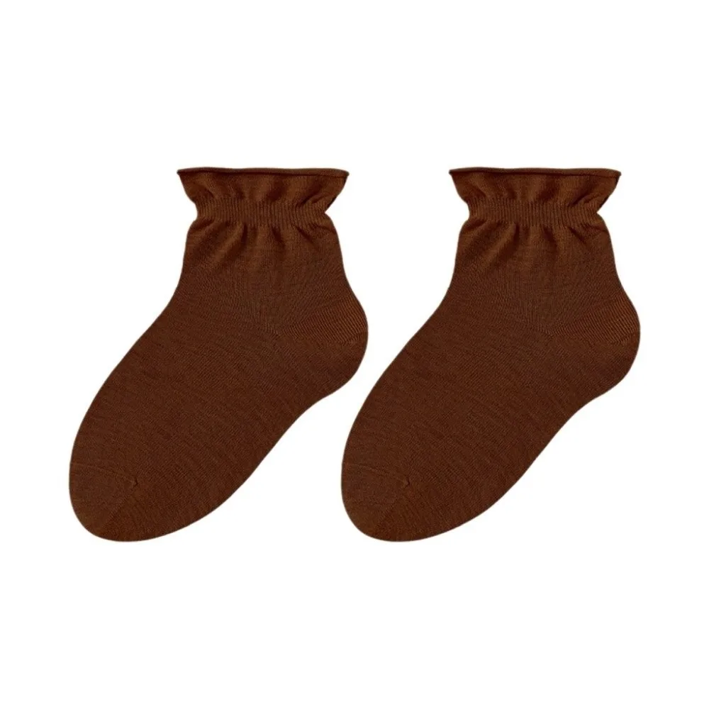 Soft Sleeping Socks Postpartum Care Solid Color Loose Foot Covers Mulberry Silk Night Wear Air Conditioning Socks Sleep Time