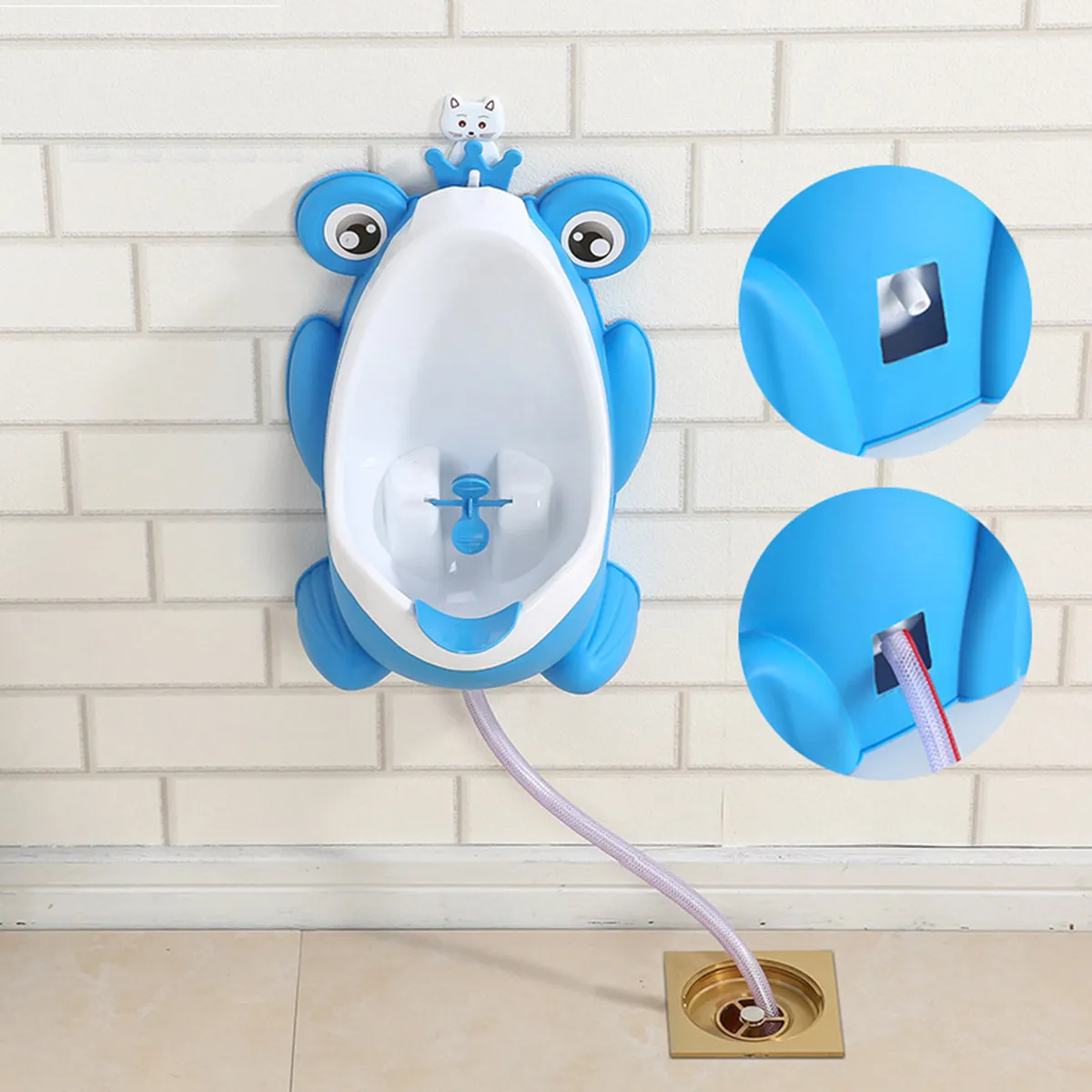 orinatoio-per-bambini-vasino-per-l'allenamento-alla-toilette-per-bambini-a-forma-di-rana-in-materiale-pp-regolabile-in-altezza-montaggio-a-parete-per-piastrelle-lisce-bagno-per-bambini