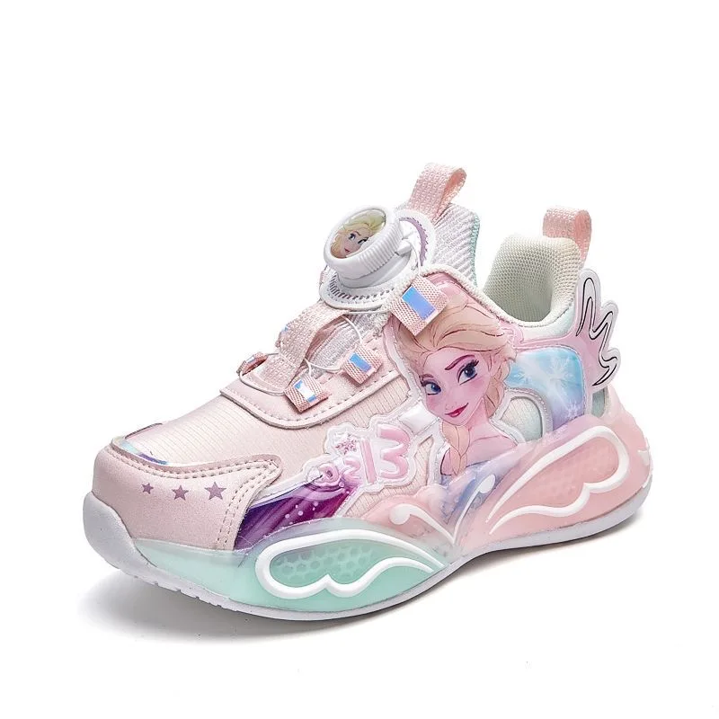 

Cute Disney kids cartoon frozen cute Casual shoes soft sports shoes for gift EU size 23-35