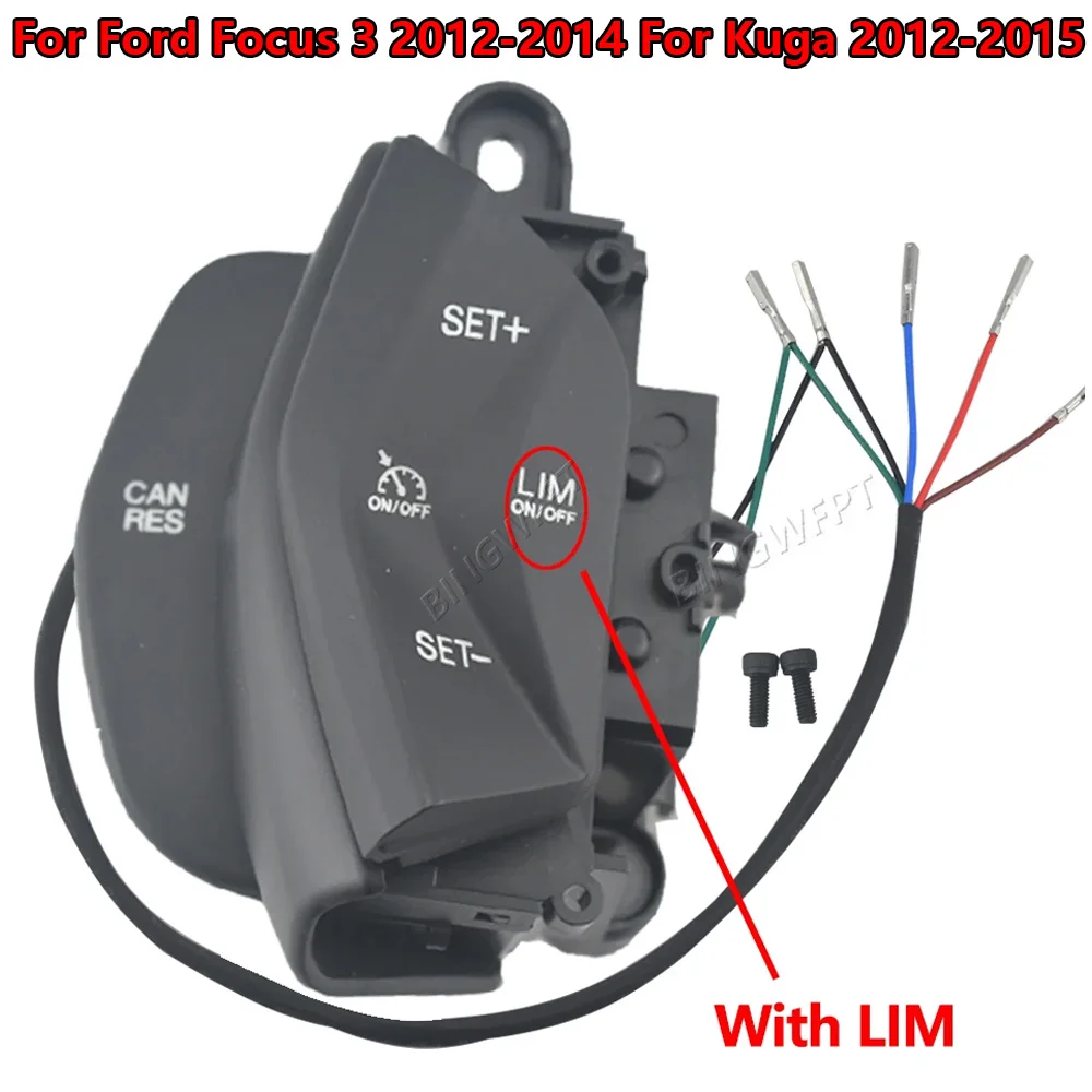 Multifunction Car Steering Wheel Button For Ford Focus 3 2012-2014 Kuga 2012-2015 Cruise Control Switch Accessories view 5