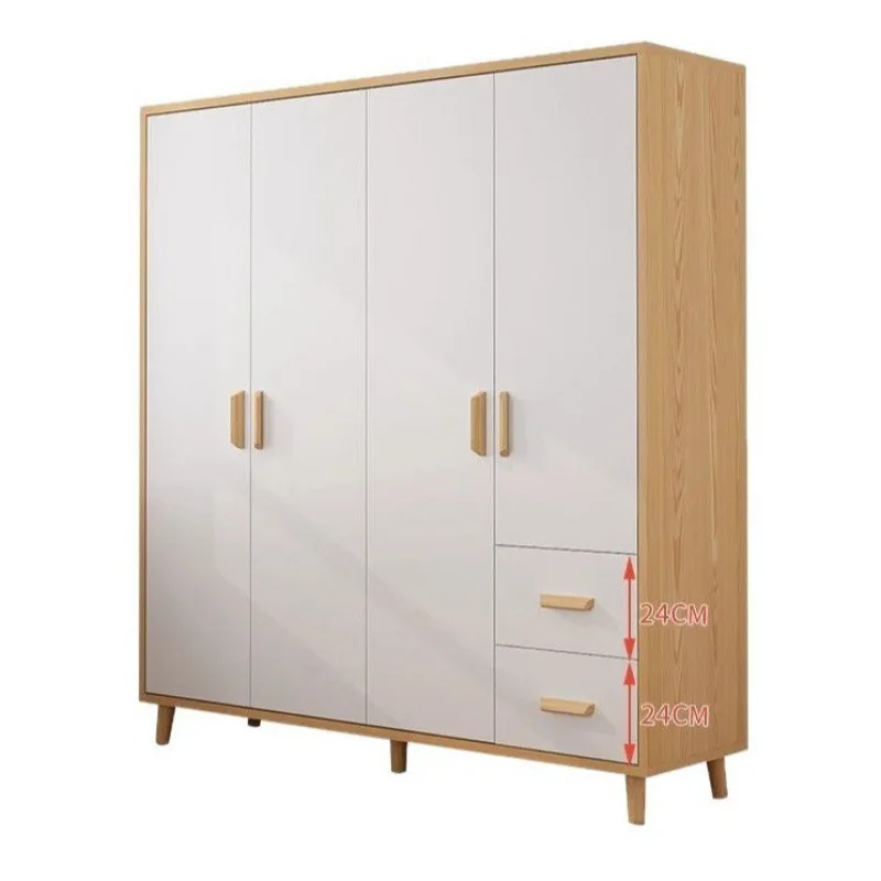 

PYJ household bedroom solid wood simple high-value large-capacity wardrobe