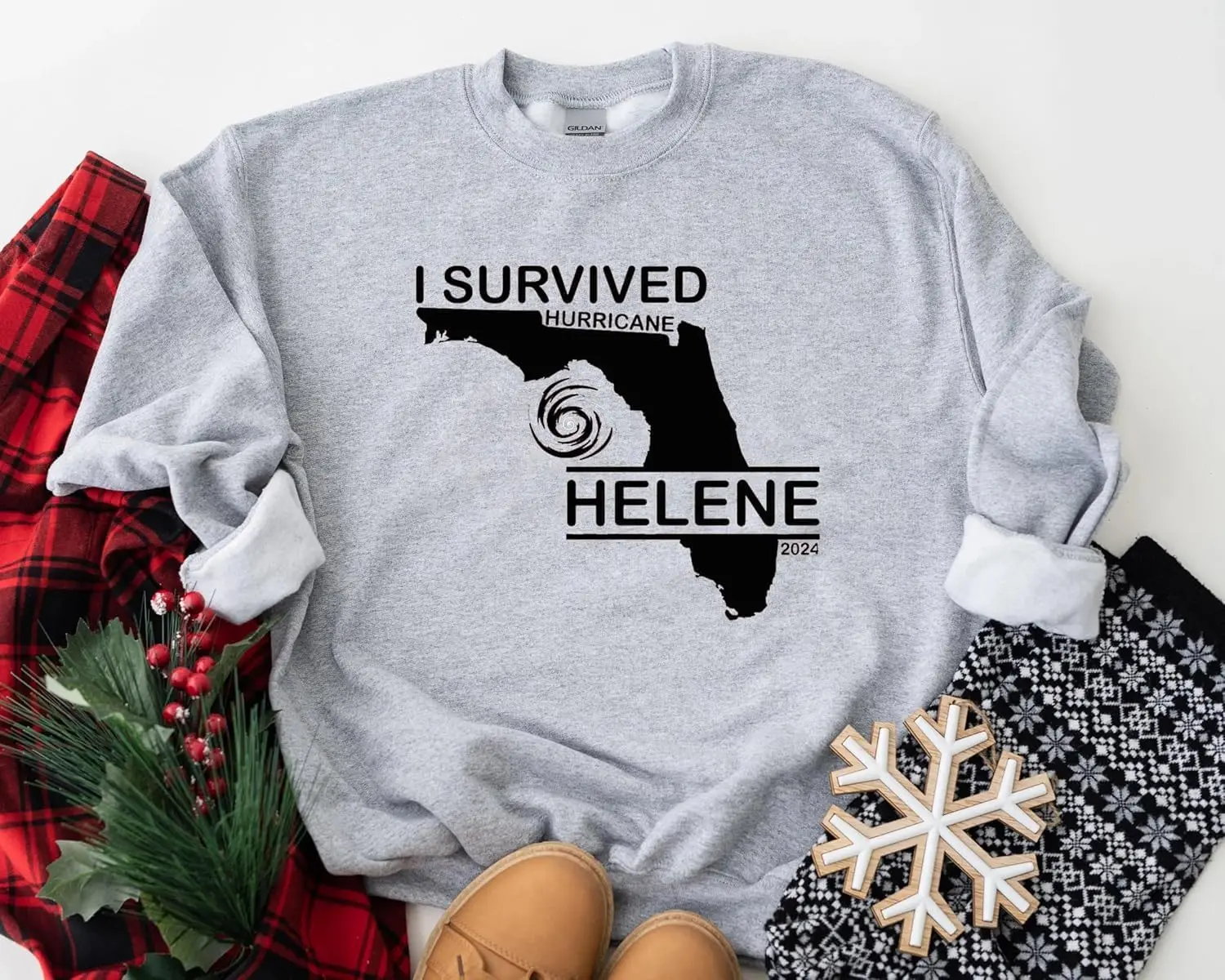 LAVONNE Hurricane Helene Sept 2024 T-shirt Florida Georgia Strong Sweatshirt Gift For Man Women Lineman Shirt