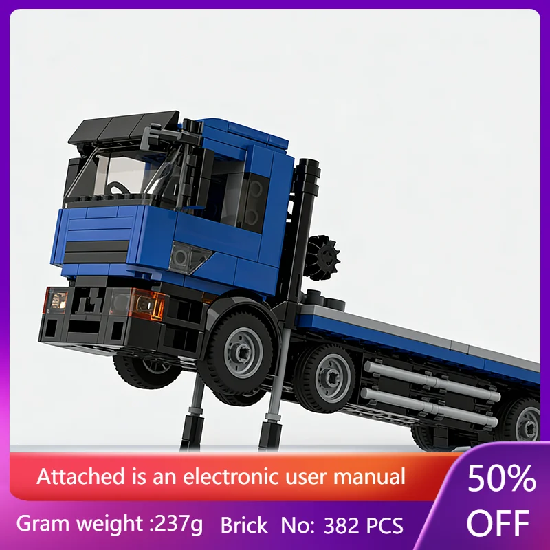 

Building Block Model Car City Speed Self Assembled Truck 382 Parts Gift For Boys Adults Children Christmas Decoration