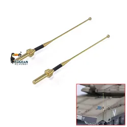 Jouet précieux Métal Court Antenne pour Heng Long 1/16 IDF Merkava BrosIV 3958 Télécommande Réservoirs Modèle Pièces TH23201-SMT9