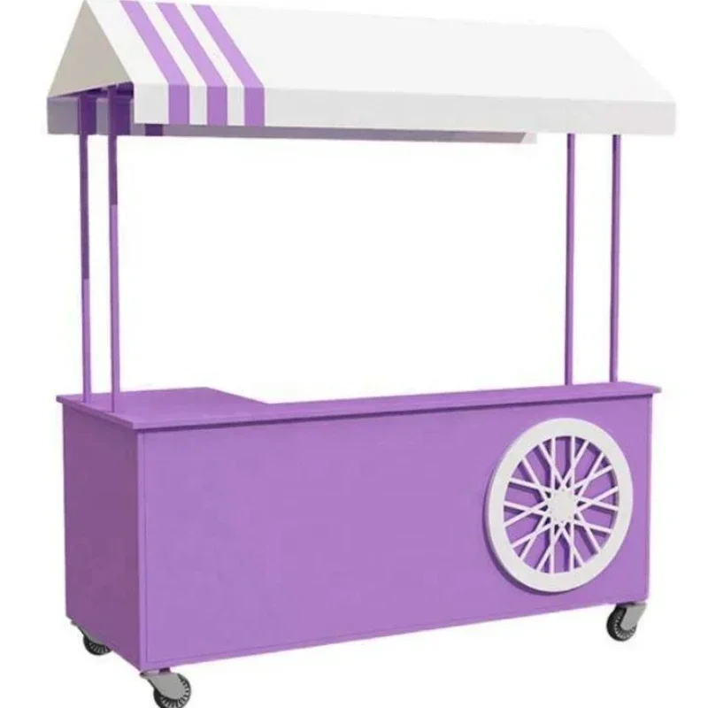 

Customized logo handcart food cart