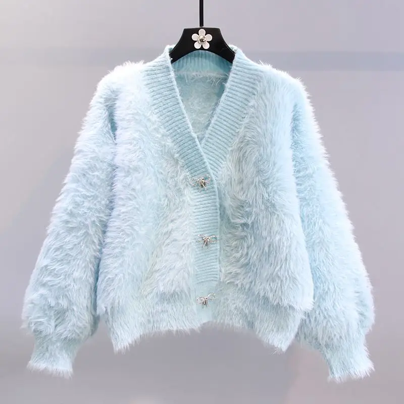 البلوزات لاعبا بالأزرار المرأة سترة امرأة طويلة امبسوول متقلب نمط H-line ثقافة فرعية إيندي خمر الرجعية الملونة #5