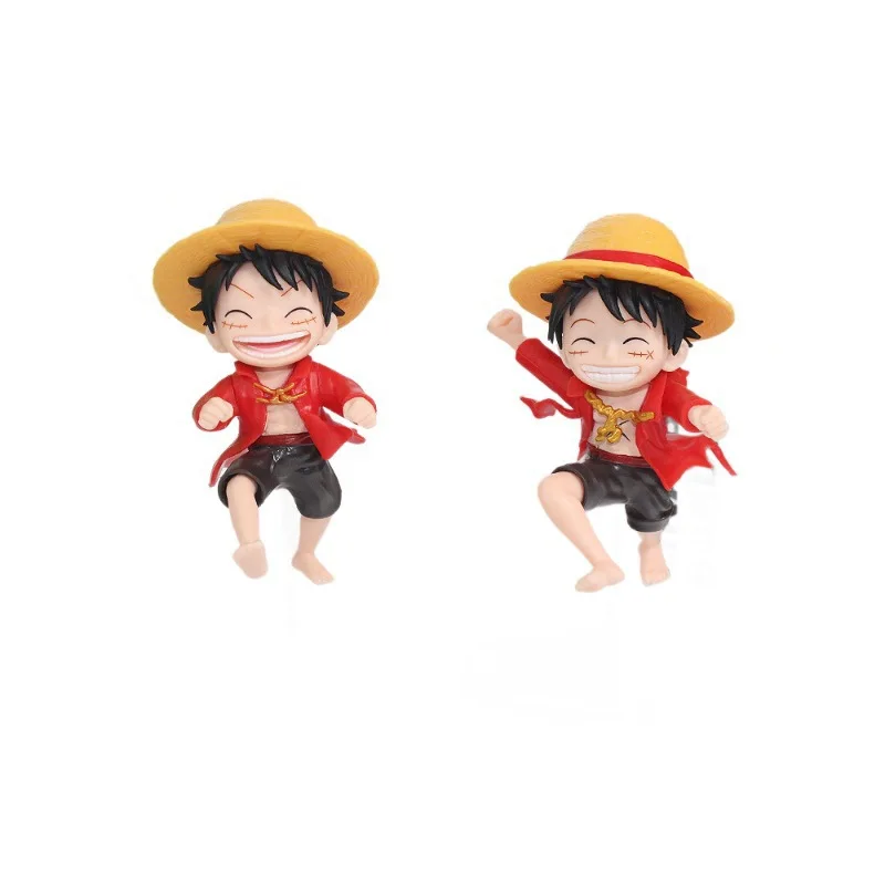 Statuetta Artigianale One Piece Versione Q, Luffy Sorridente Re della Navigazione, Blind Box, Ciondolo Fatto a Mano Luffy Zoro, Ornamenti Trendy