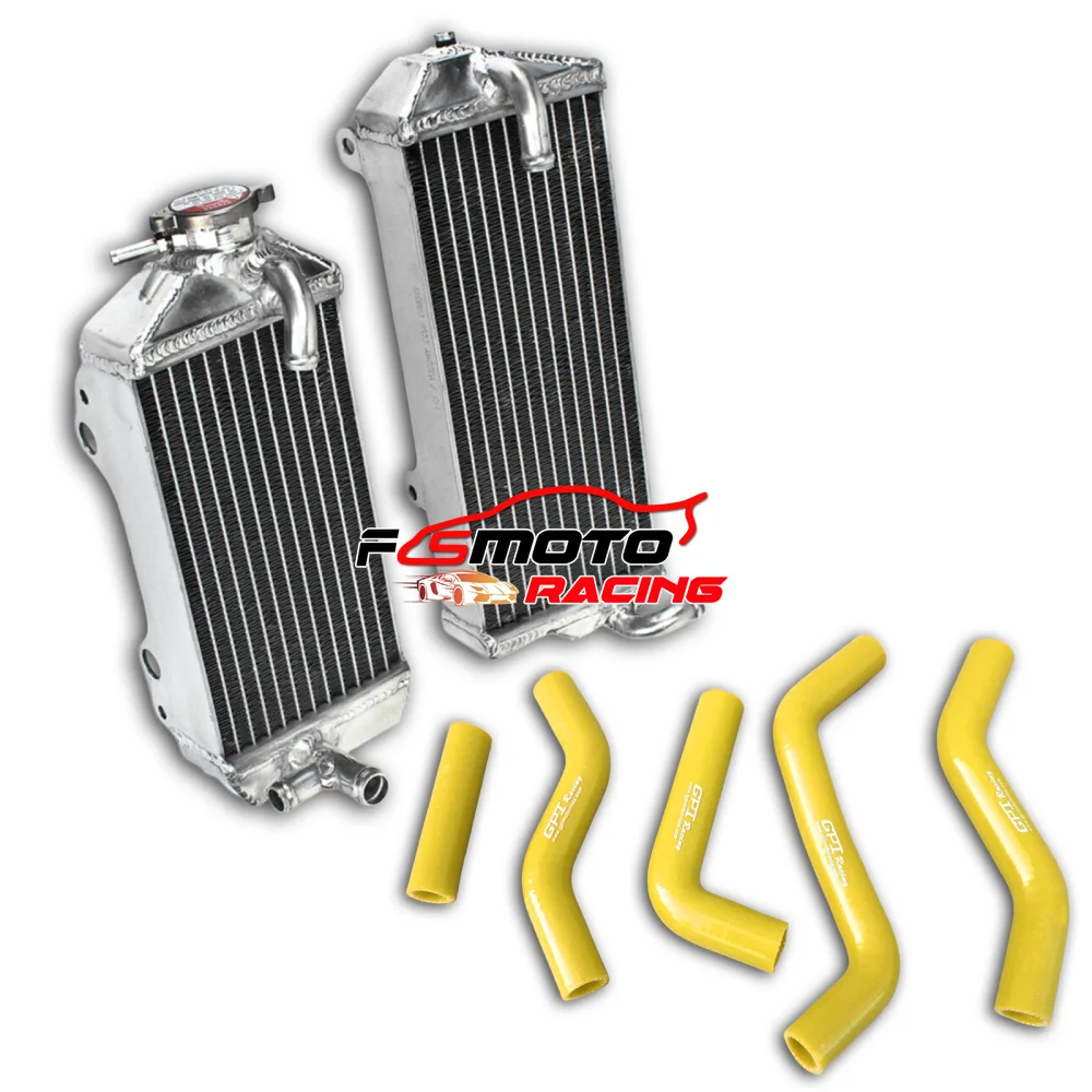 Алюминиевый радиатор + комплект силиконовых шлангов для SUZUKI RMZ250 RMZ 250 07 08 09 2007 2008 2009