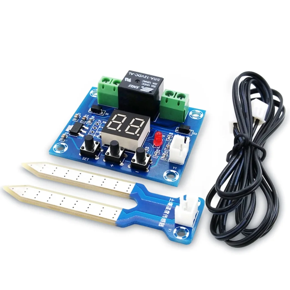 XH-M214 12V Soil Humidity Sensor Controller Irrigation System Automatic Watering Module Digital Display
