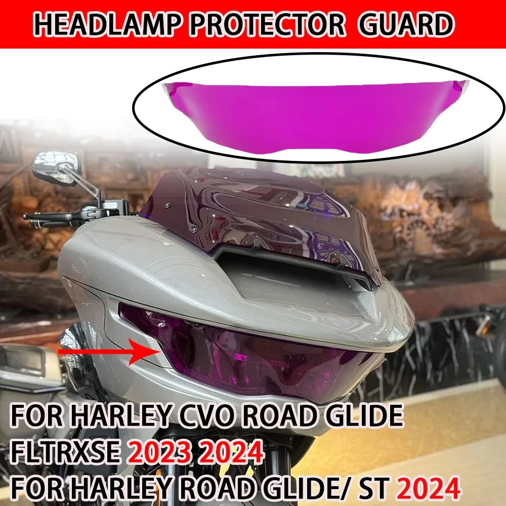 

Suitable for Harley CVO Road Glide FLTRXSE 2023 2024 Road Glide/ST 2024 new motorcycle accessory headlight cover, six colors