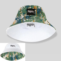 2Pcs Fashion Reversible Hawaii Summer Big Head Size Fisherman Hat Hiphop Bucket Men Caps Men Casual Street Panama Hat