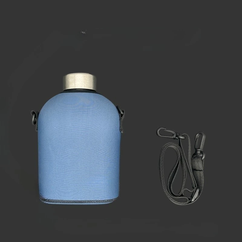 

Pure titanium large capacity sports outdoor kettle, fitness riding back pot cover