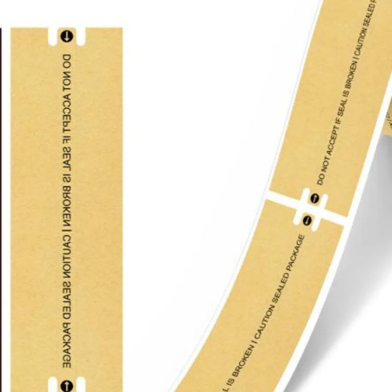 100Pcs/Roll Tamper Evident Sealing Sticker Adhesive Security Label For Shipping Packaging Office Stationery papelería Tool