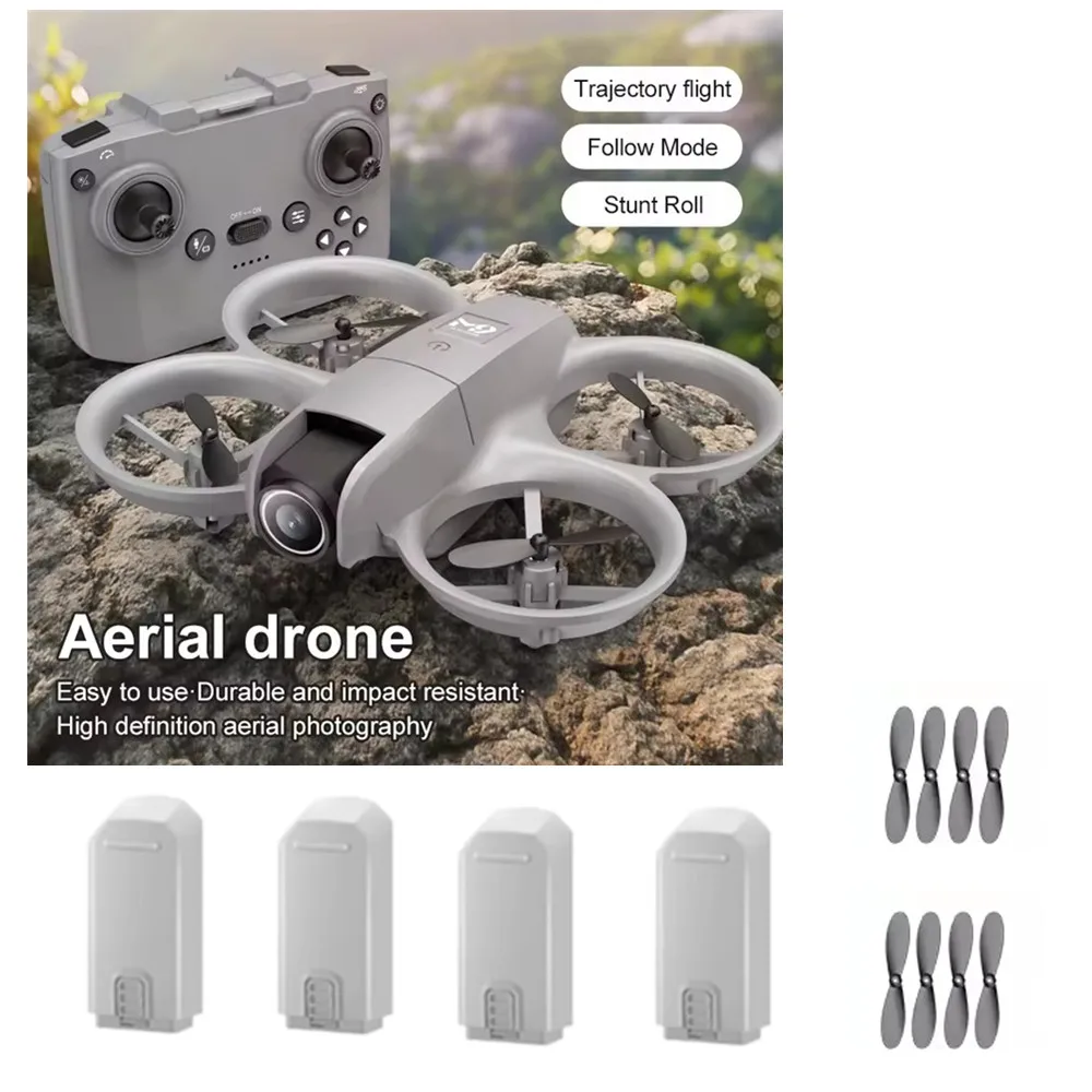 M9 Mini Drone Battery 3.7V 600mAh, Propeller Blade M9 Mini Drone Spare Parts M9 Drone Accessories