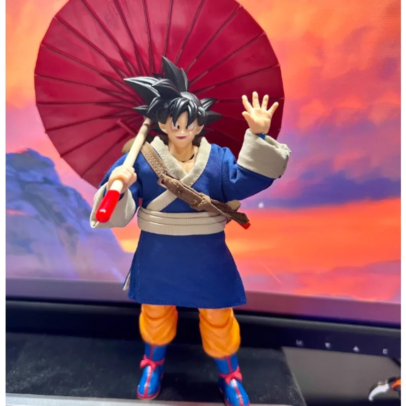 

1/12 Scale Dragon Ball Son Goku Clothes Umbrella Goku World Martial Arts Tournament for 6'' SHF Anime Role Action Figure Model