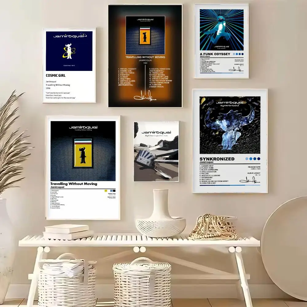 Music Jamiroquai Virtual Insanity Painting Calligraphy Stylish Canvas Poster Wall Art for Home Decor Gift