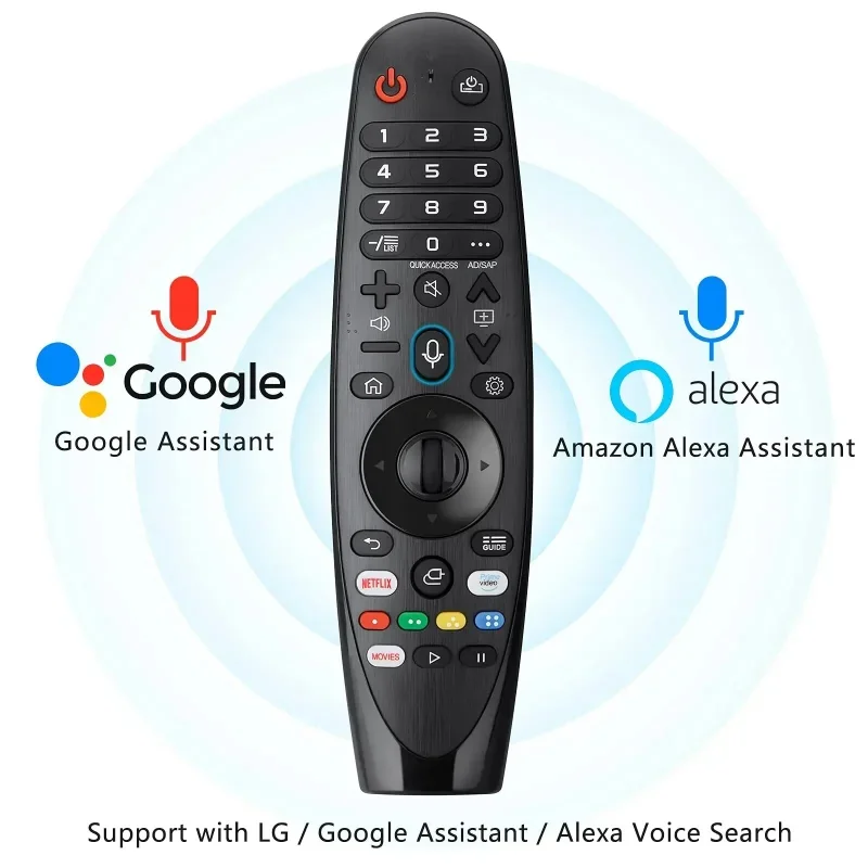 Voice Magic Remote AKB 75855501   Dla LG Smart TV uniwersalny magiczny pilot zamiennik AN-MR20GA MR19BAMR18BA MR650A funkcja wskaźnika