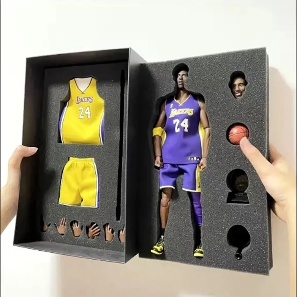 1/6 Scale Kobe Figures NBA Star #24 Black Mamba Double Head Sculpts&Suits Model Decorate Basketball Collection Kids Toys Gift