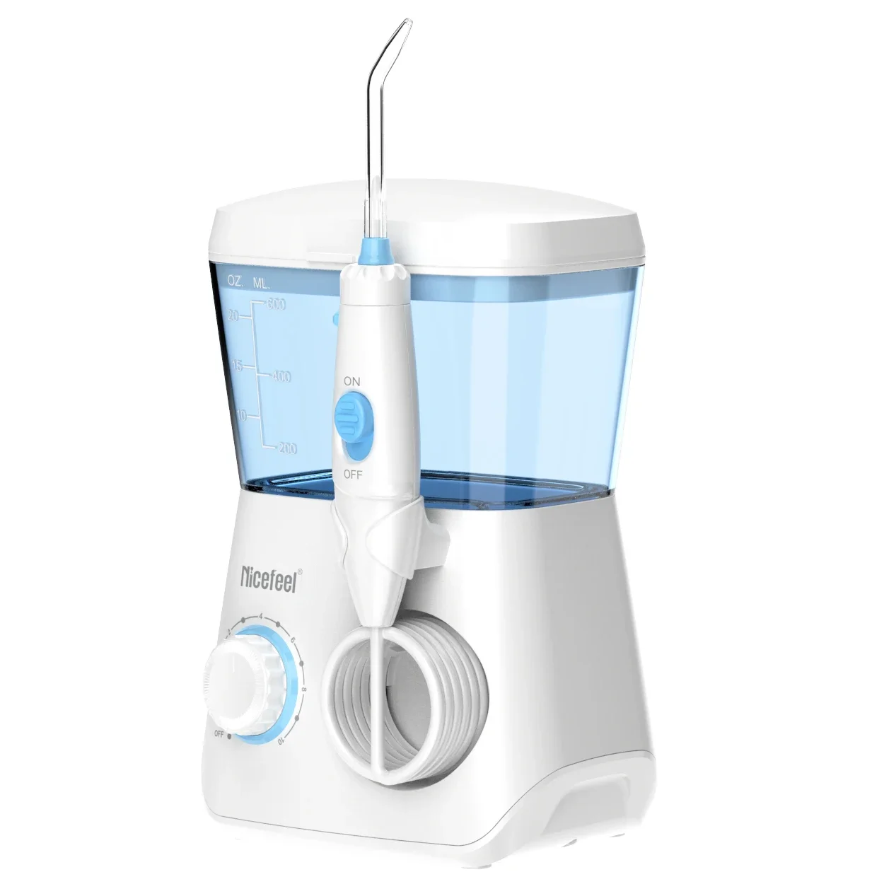 Factory Best-SellerDesktop oral rinser floss with  toothbrush 600ml water tank waterproof tooth cleaner floss