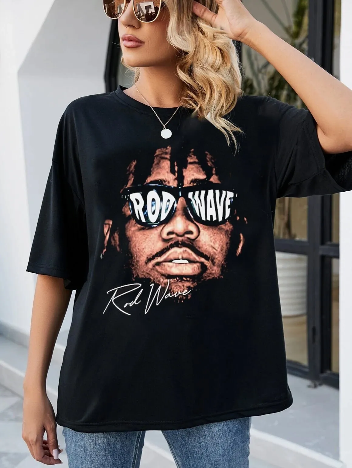 Rod Wave Two Sided T Shirt Nostalgia Tour Tee Merch