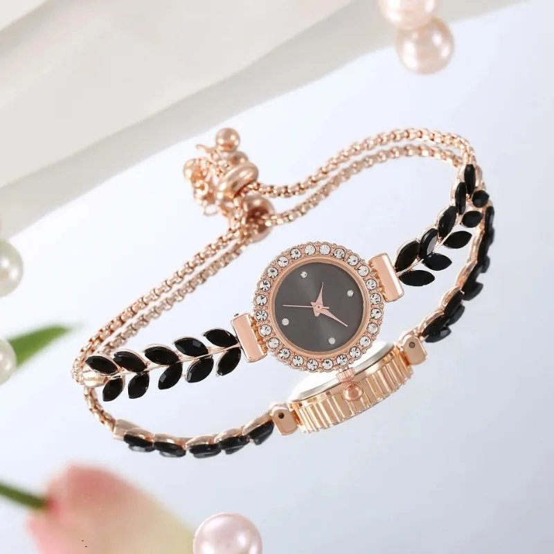 2024 New Simple Women's Feather Bracelet Watch Fashion Quartz Wristwatches Watch for Women Zegarek Damski Reloj Mujer Elegante