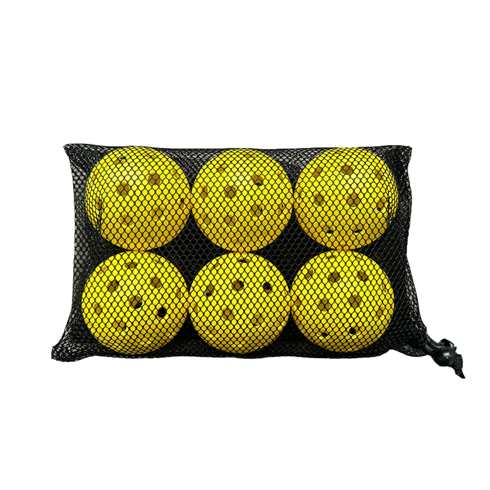 6/12 Stück Indoor-Pickleballbälle mit 40 Löchern, bunte und langlebige Pickleballs, 74 mm, Trainingsball, Übungs- und Wettkampf-Pickleball – Detail 4