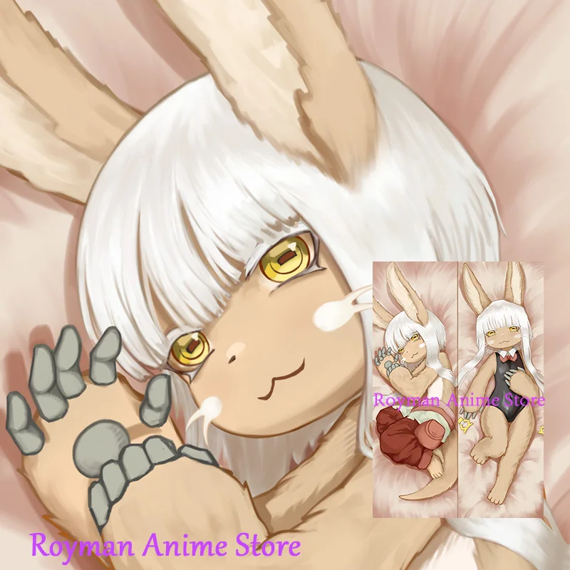 

Dakimakura Nanachi Furry Anime Double Sided Print Life-size Body Pillow Cover