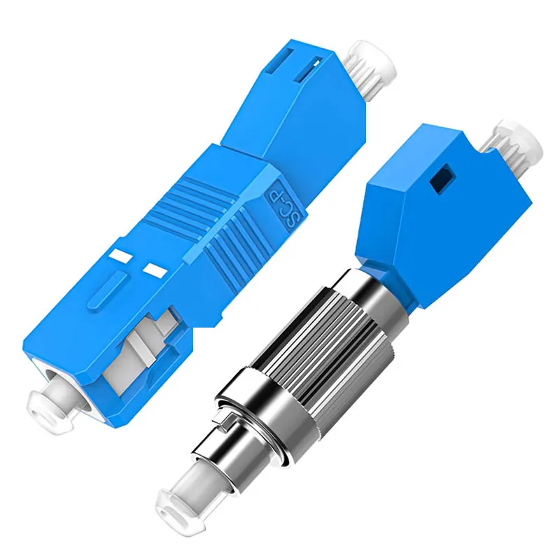 FC male to LC female red light pen docking fiber optic adapter converter SC to LC female adapter to small square head coupler