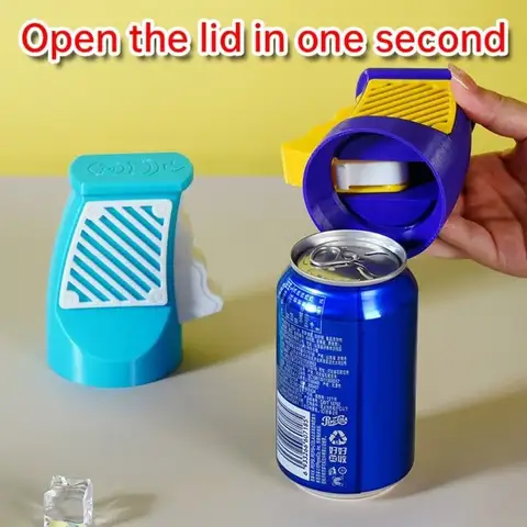 Multifunctional 3D Printed Beverage Can Opener Kitchen Gadgets Portable Bottle Opener Wear Resist Reusable Beverage Open Tool