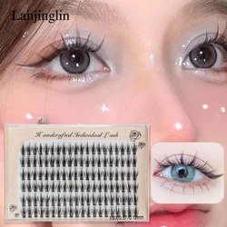 Fake Lashes 120 Bundles Soft Individual Eyelash Russia Volume Eyelashes Premade Fan False Mink Eyelash Makeup Tools maquillaje