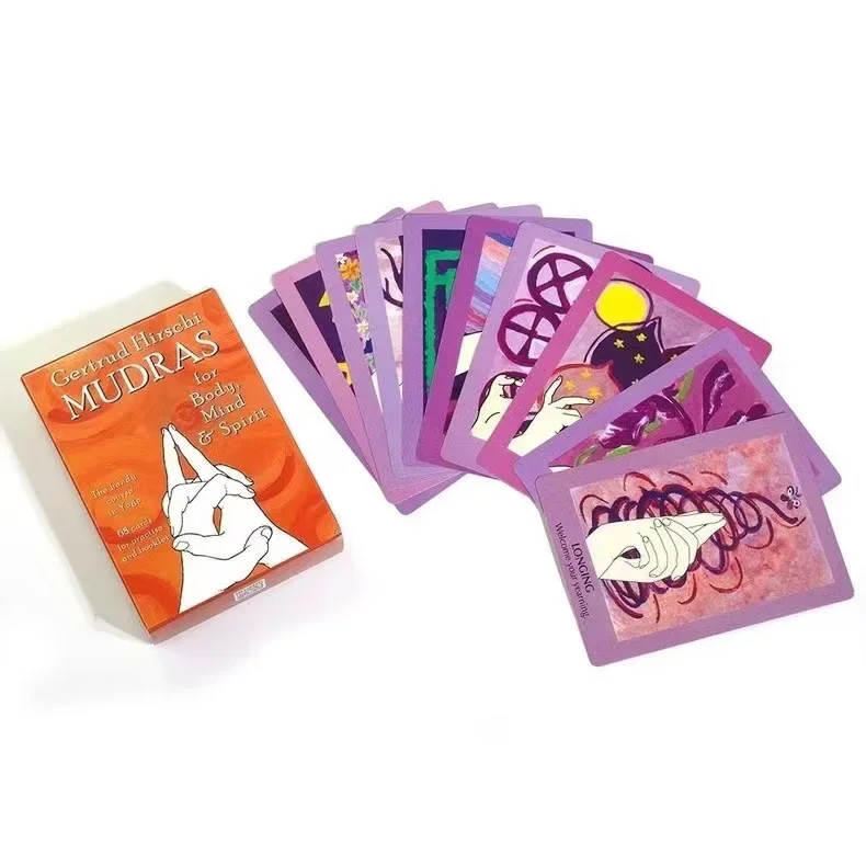 HEET!!! Mudras voor lichaamsgeest en geest De handige cursus yoga met 68 kaarten voor oefenkaarten Tarot Oracle Card Deck