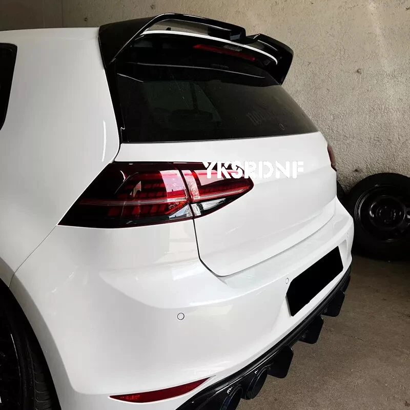 Dachspoiler im Oettinger-Stil für Volkswagen Golf7 mk7 7,5 gti gtd gte (nicht für r) abs Kunststoff-Heckspoiler Aleron 2020-