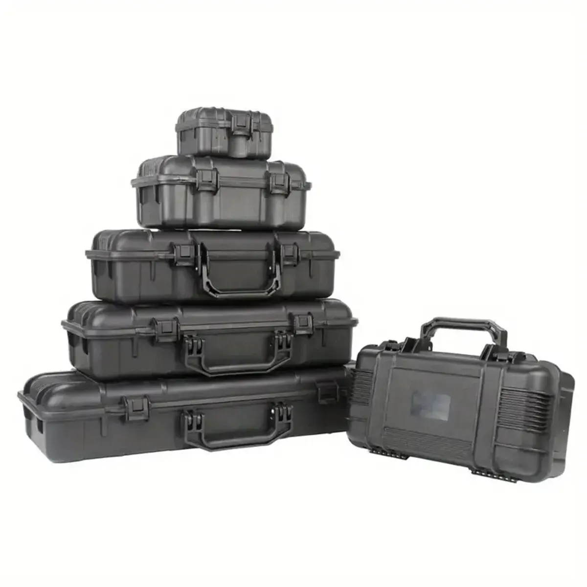 Water-repellent Hard Carry Tool Case Bag Organizer Storage Box,Camera Sealed Shockproof Safety Instrument Toolbox With Sponge