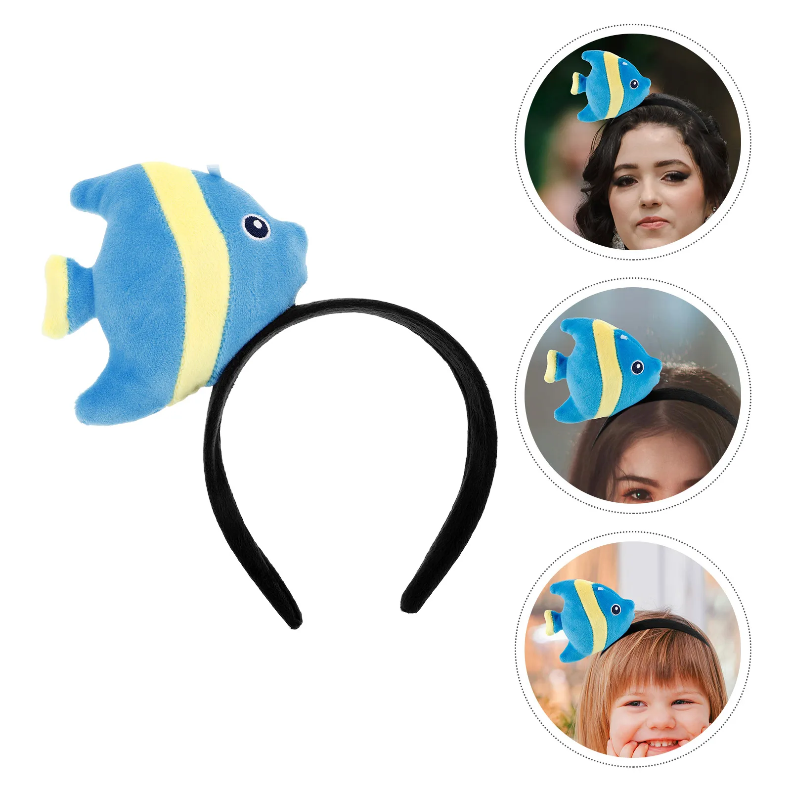 

Tropical Fish Headband Headbands Cartoon Animal Hairband Aldult Character Child