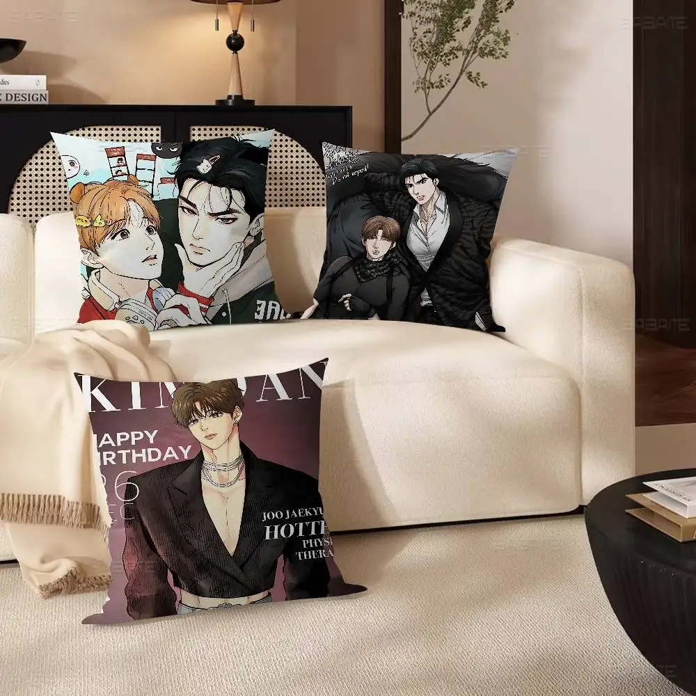 Cartoon Jinx Cushion Cover Inches Farmhouse Decor Home Throw Pillow Covers For Couch Decorations