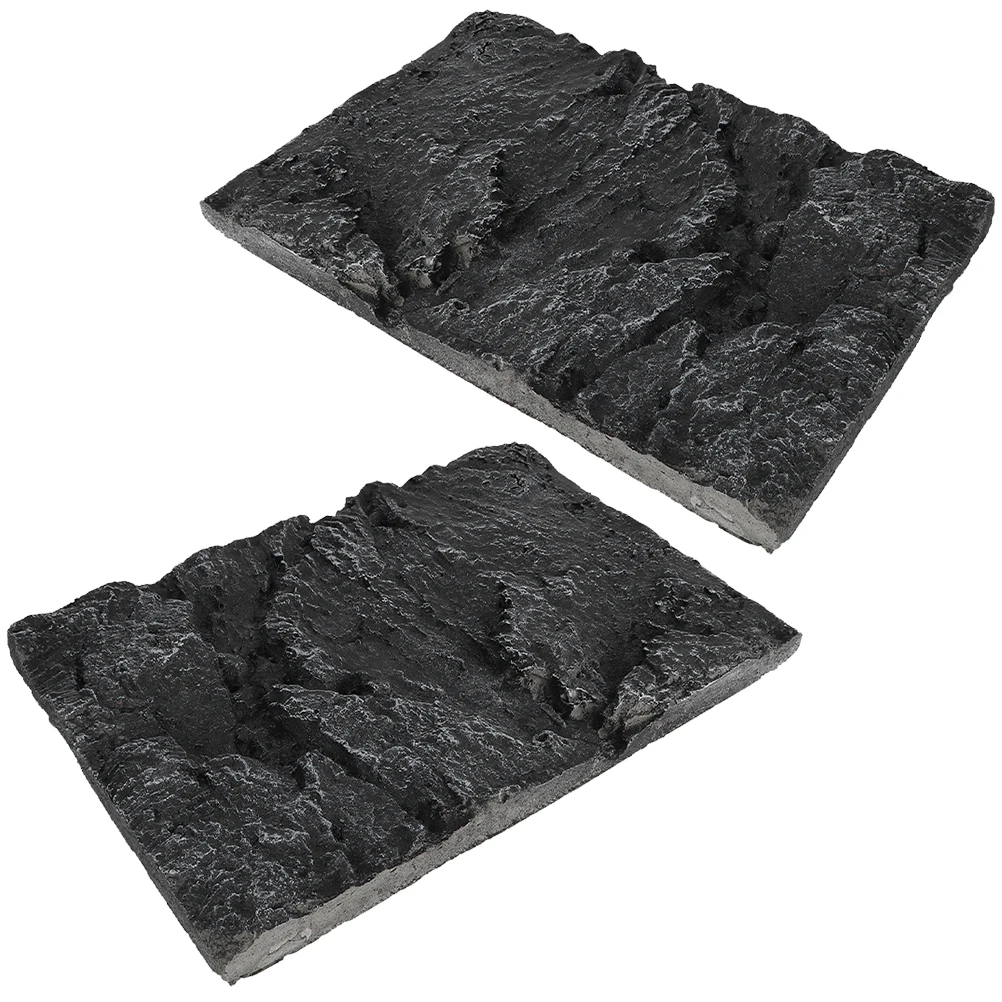 

2Pcs 45X28Cm 3D Rock Background Dragon Stone Decorative Board Aquarium Turtle Tank Reptile Terrarium Scenery Wall Decoration