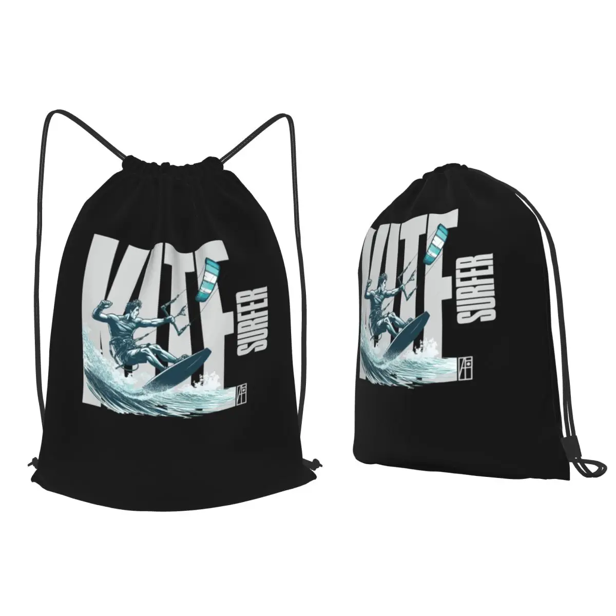 

Sport - Kitesurfing Backpacks Casual Drawstring Bags Sports Bag Book Bags for Travel Students