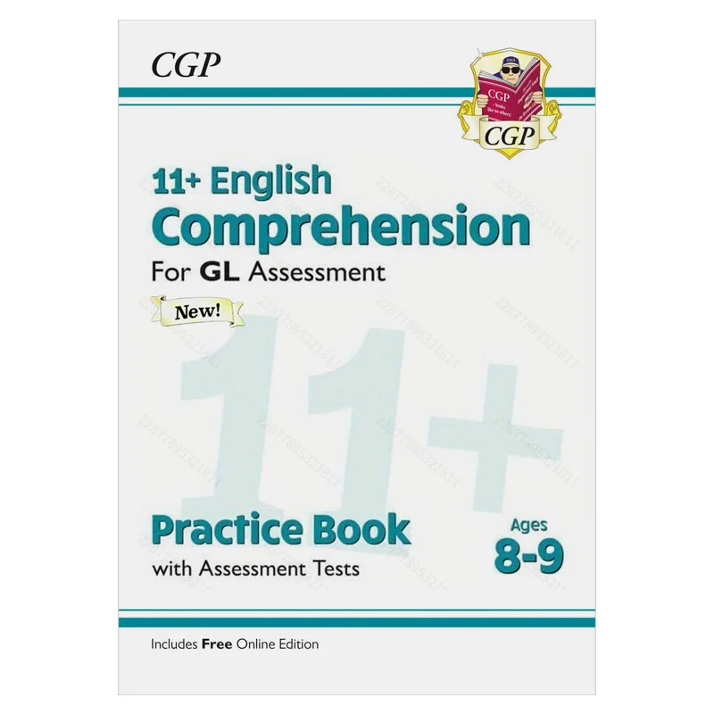 11 GL English Comprehension Practice Book  Assessment Tests  Ages 89 With Online Edition CGP 9781837741656