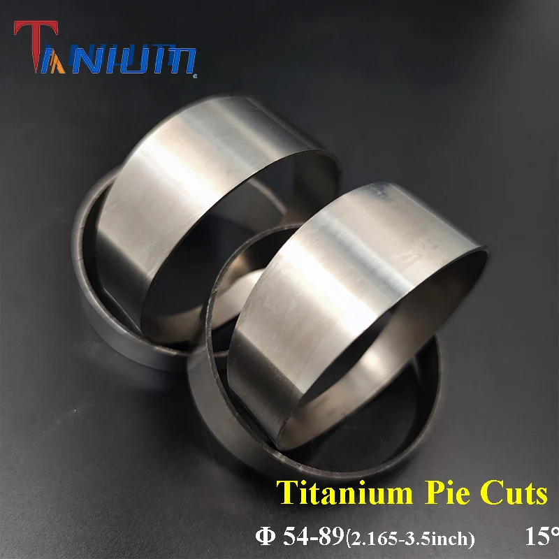 

54-89mm Tanium Customizable Universal Welding PieCuts Elbow 15 degrees Pre-welded Pipe Section for Cars