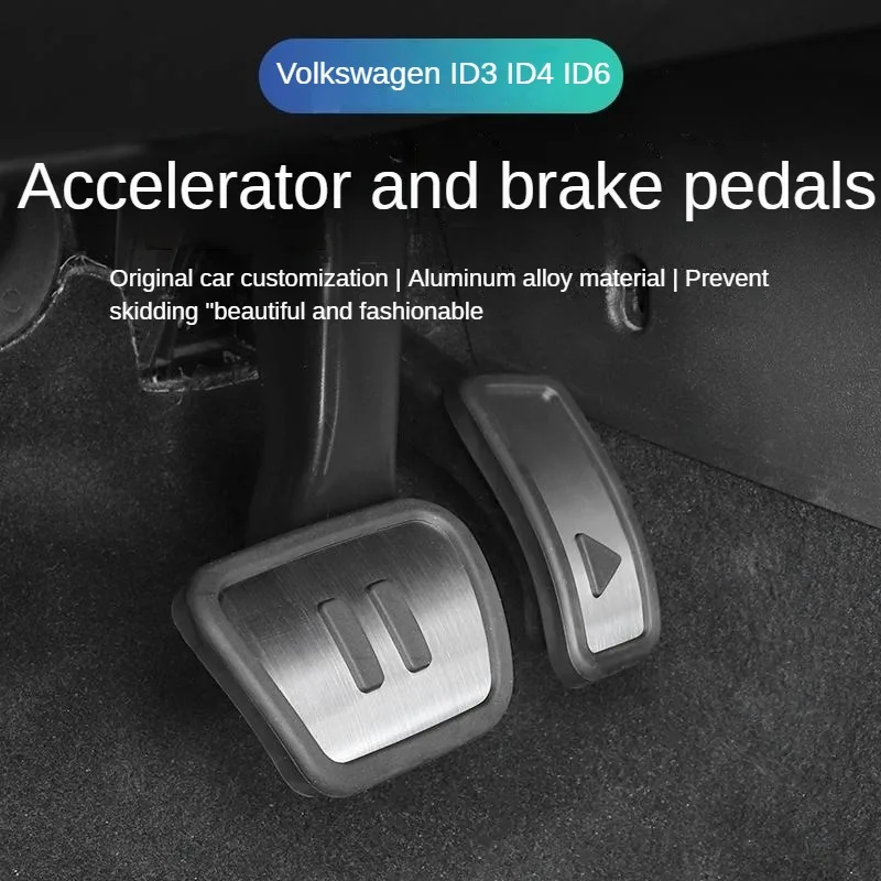 

Suitable for Anti-slip Accelerator Brake Pedals of Volkswagen ID3 ID4 ID6 Stainless Steel Throttle Pedal for Golf MK7/MK8