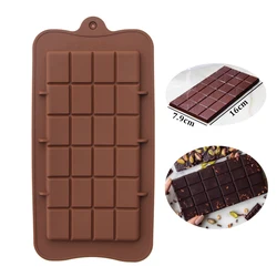 Chocolate Bar Candy Mold Waffle Silicone Mould Baking Tool