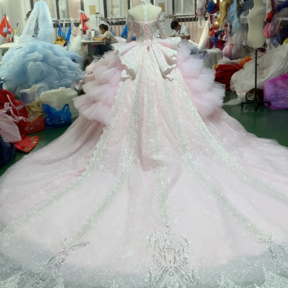 Precioso Vestido de Noche Rosa - Embroidery Organza reseña y precio
