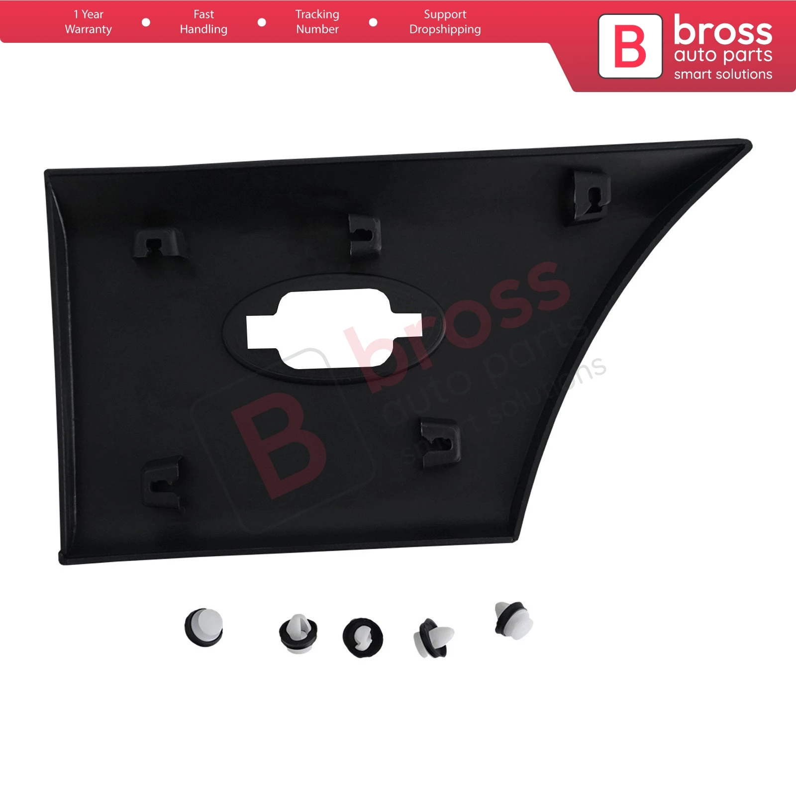 Bross BSP958 Rear Left Side Panel Moulding Rub Strip 768 F20007R for Renault Master MK3 Movano B NV400 Made in turkey