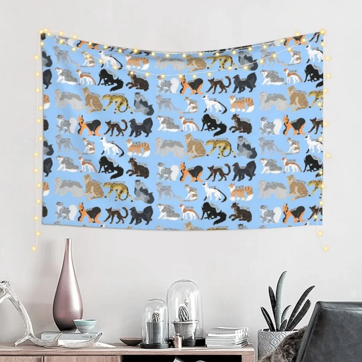 Every Riverclan Leader Ever Tapestry Wall Tapestries Room Decoration Accessories Tapestry