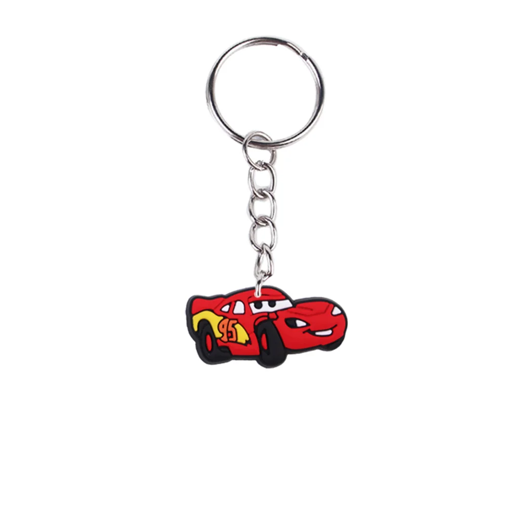 11pc Disney Pixar Lightning McQueen Keychain Cute Cartoon Metal Car Keyring Official Licensed Durable Anime Key Holder for Kids